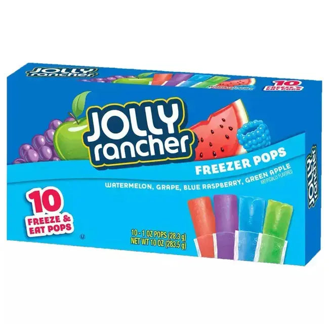 Jolly Rancher Freezer Pop 10ct 283.5g OhMyCandyBox