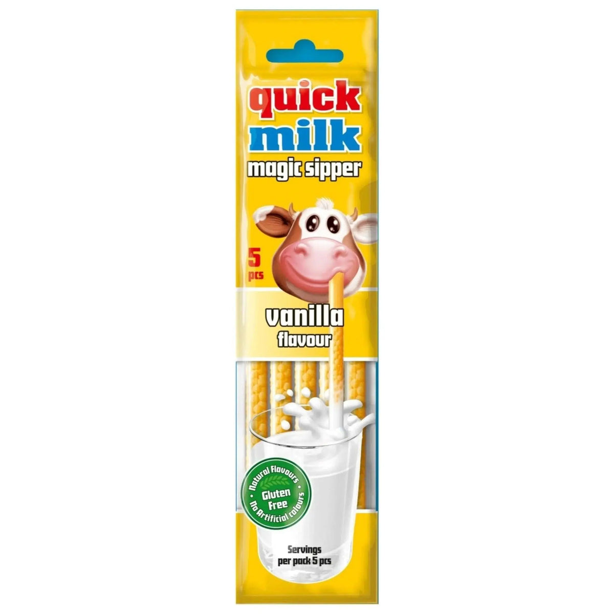 Quick Milk Magic Sipper napitak s okusom vanilije, pakiranje 30 g
