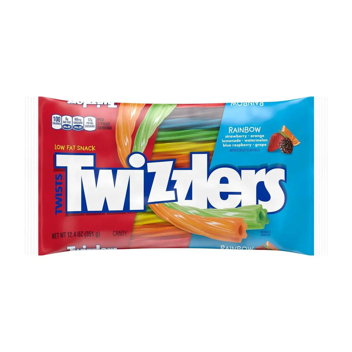 Twizzlers Rainbow Twists pakiranje slatkiša, 351 g
