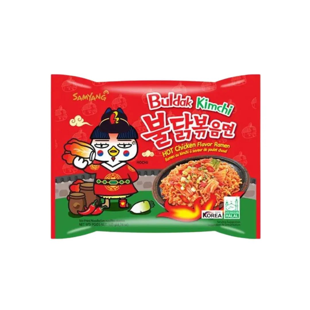Samyang Buldak Instant Noodles Kimchi Hot Chicken 135g - OhMyCandyBox