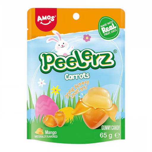 Amos Candy Peelerz Gummy Carrots 65g