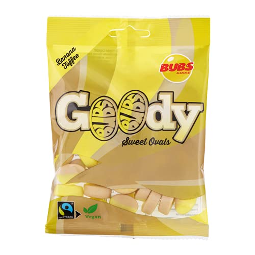 BUBS Goody Sweet Ovals Banana Toffee 90g