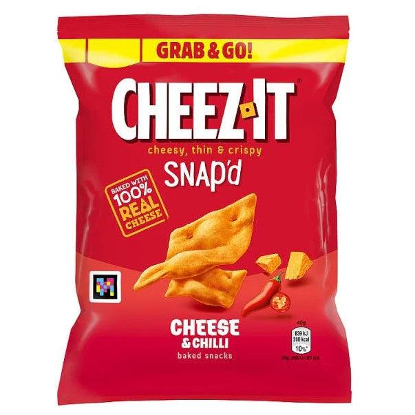 Cheez-It Snap'd Cheese & Chilli Grab & Go! 40g - OhMyCandyBox