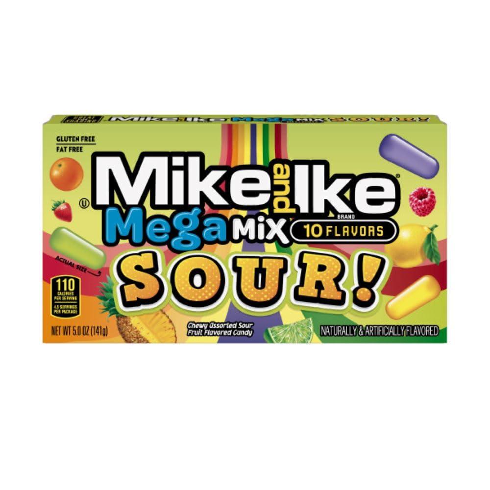 Mike and Ike Mega Mix Sour 142g - Američki slatkiši - OhMyCandyBox Hrvatska