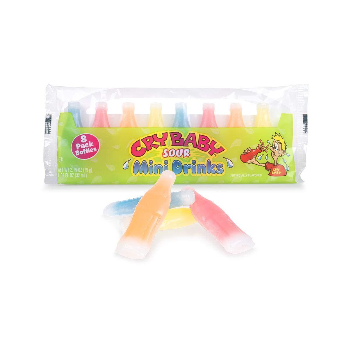 Cry Baby Sour Mini Drinks 8 Pack 79g - OhMyCandyBox