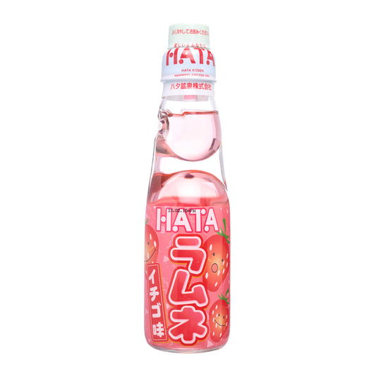 Hatakosen Ramune Soda Strawberry 200ml