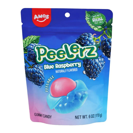 Amos Peelerz Gummy Blue Raspberry 120g