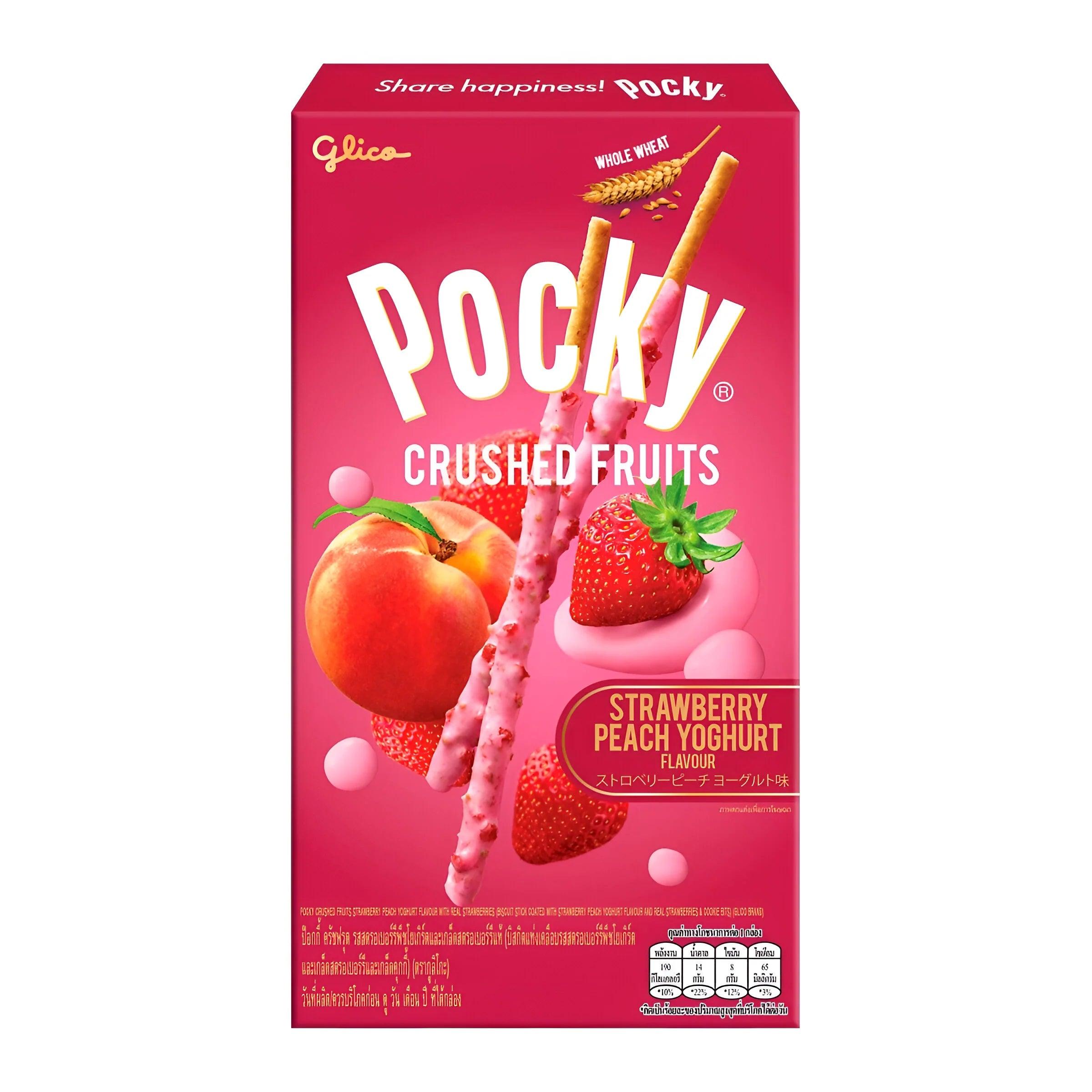 Pocky Crushed Fruits Strawberry/Peach 38g - OhMyCandyBox