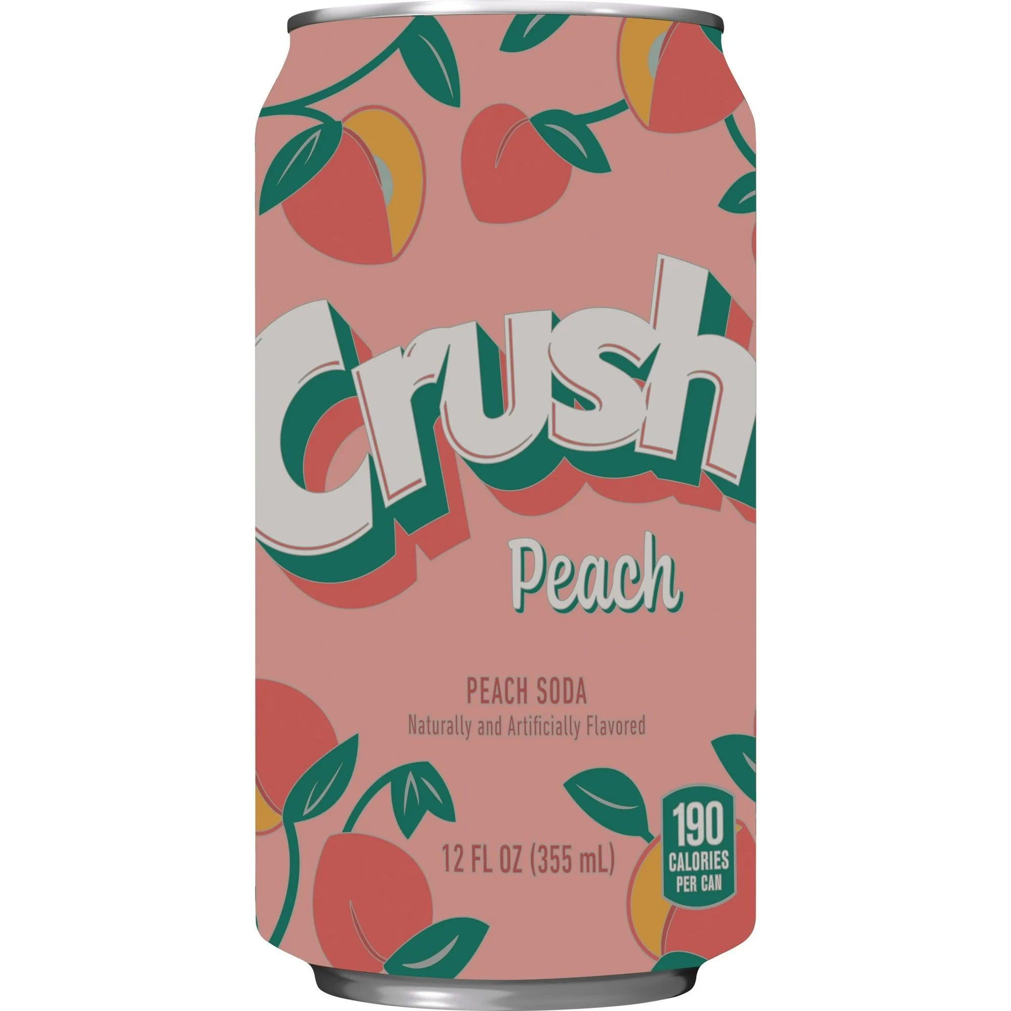 Crush Soda Peach 355ml - OhMyCandyBox