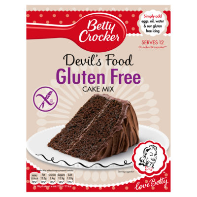 Betty Crocker Cake Mix Gluten Free Devil's Food 425g