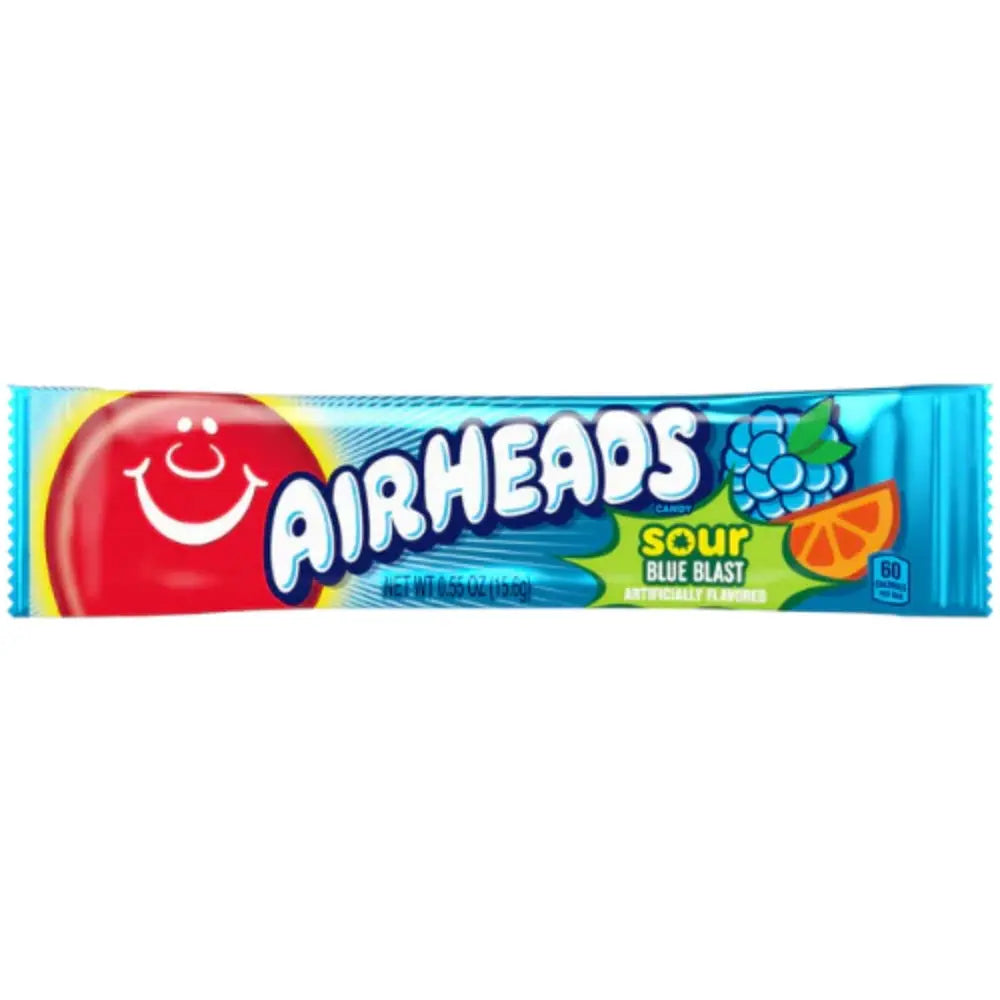 Airheads Bar Sour Blue Blast 16g OhMyCandyBox