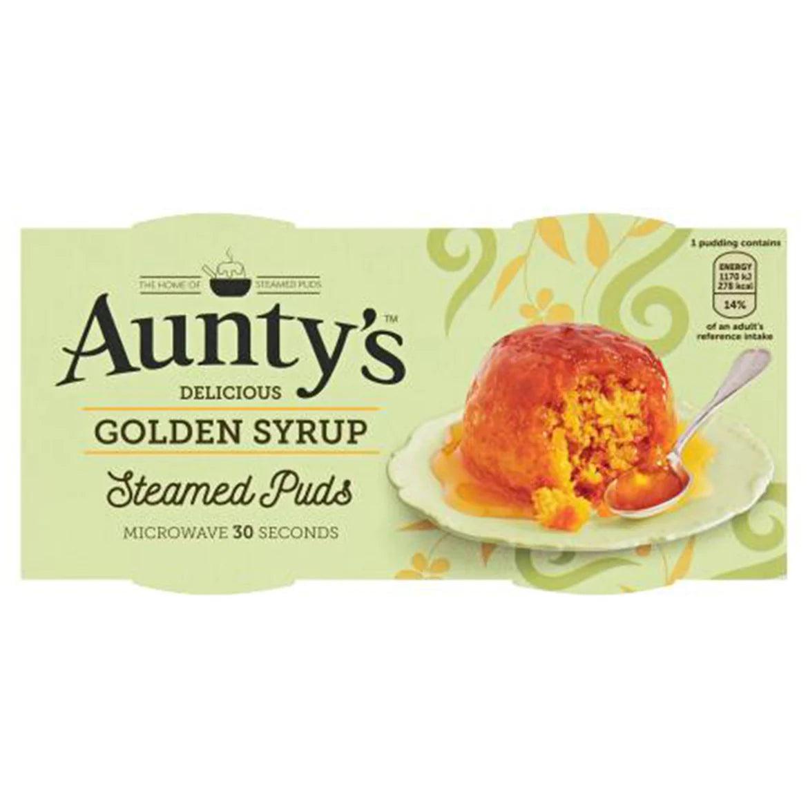 Aunty's Delicious Steamed Puds Golden Syrup 190g - OhMyCandyBox