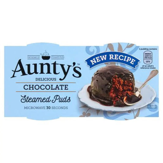 Aunty's Delicious Steamed Puds Chocolate 190g OhMyCandyBox