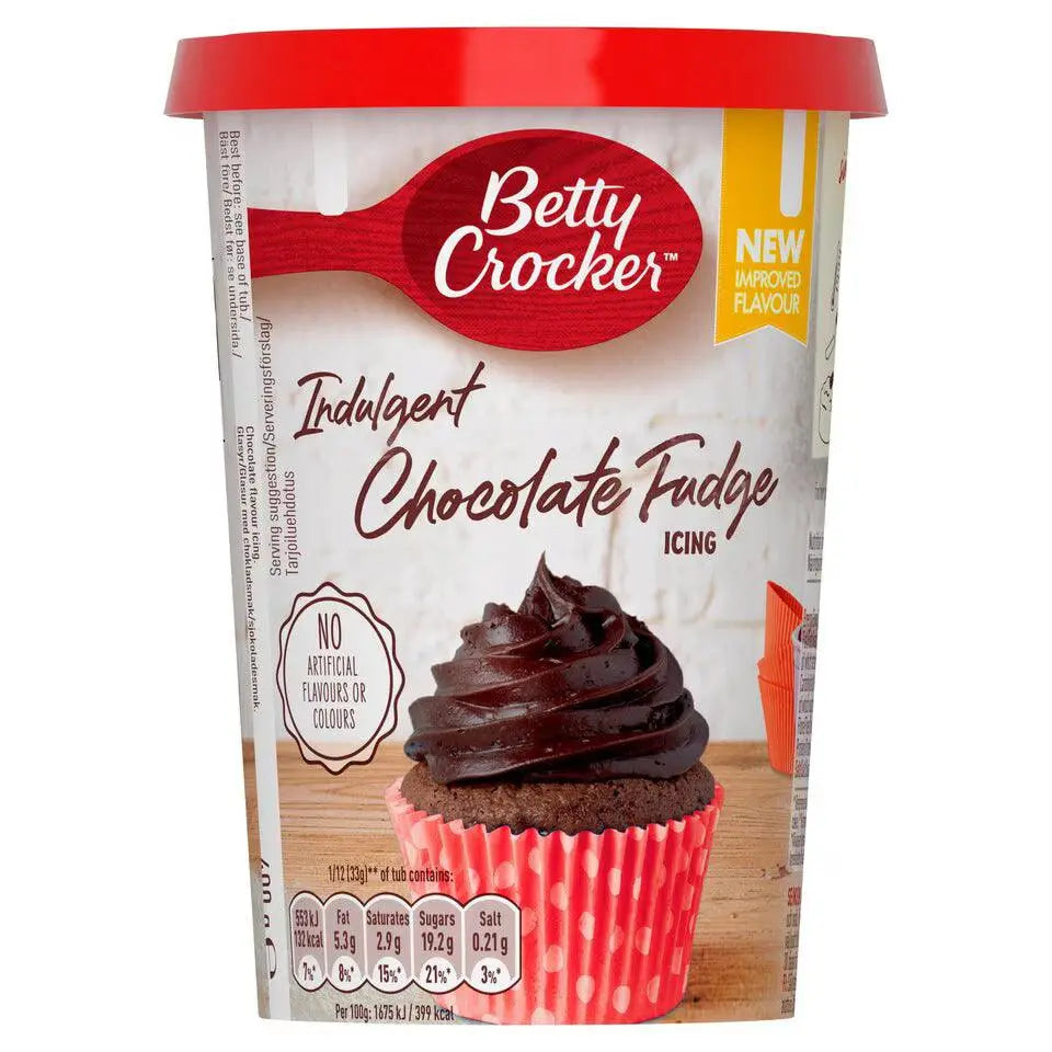 Betty Crocker Icing Chocolate Fudge 400g OhMyCandyBox