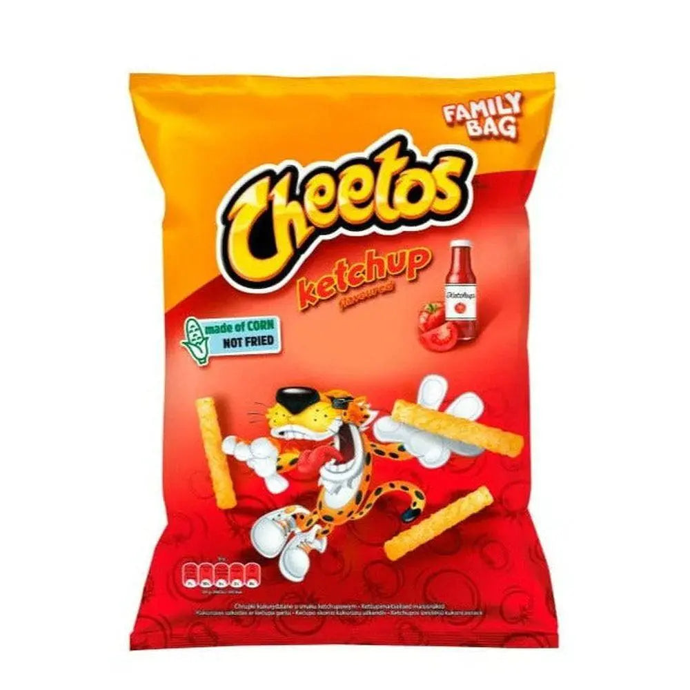 Cheetos Ketchup grickalice u vrećici, 85 g, crveno-narančasto pakiranje