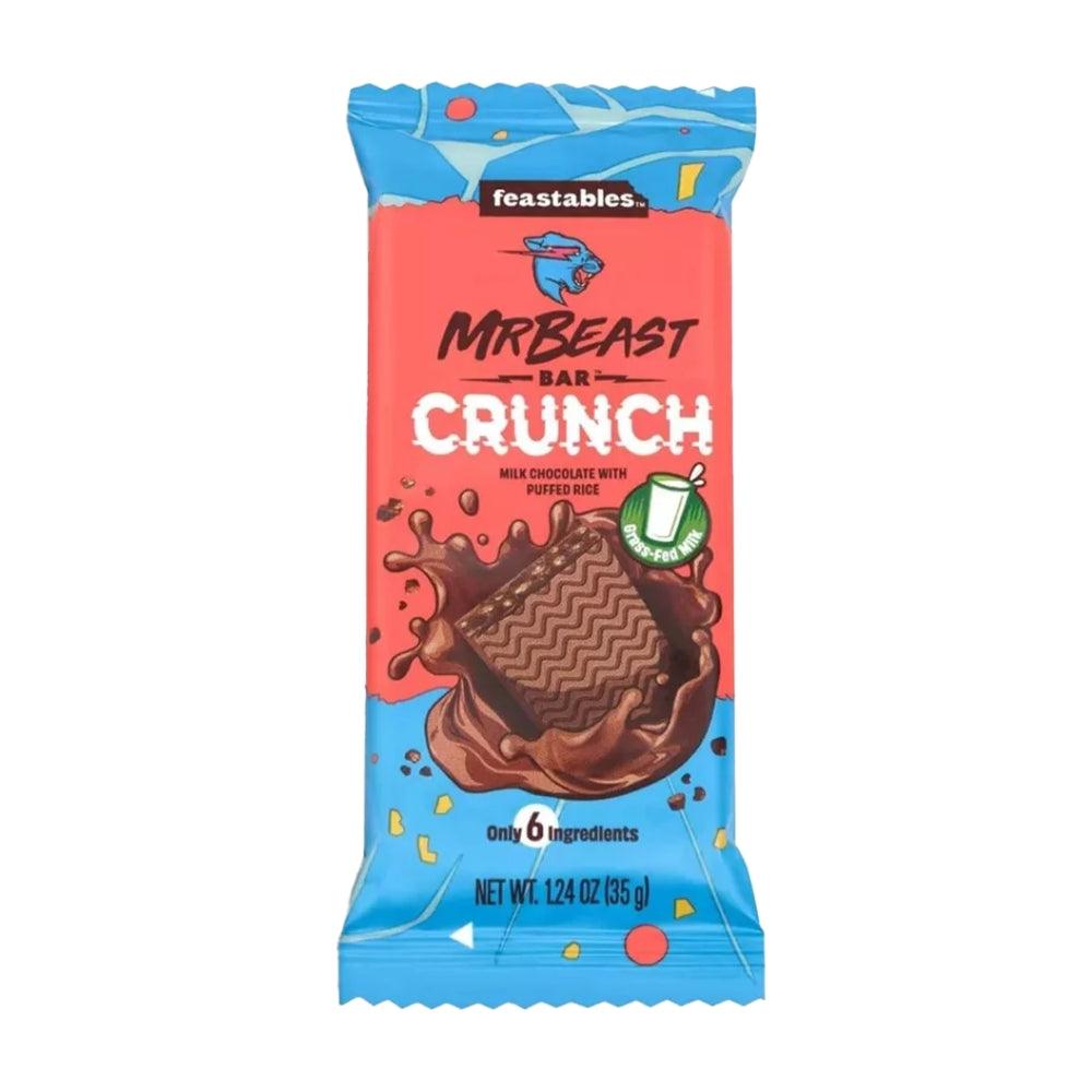 Mr Beast Feastables Chocolate Bar Crunch 35g - OhMyCandyBox