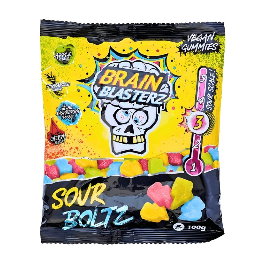 Brain Blasterz Sour Boltz 100g - OhMyCandyBox