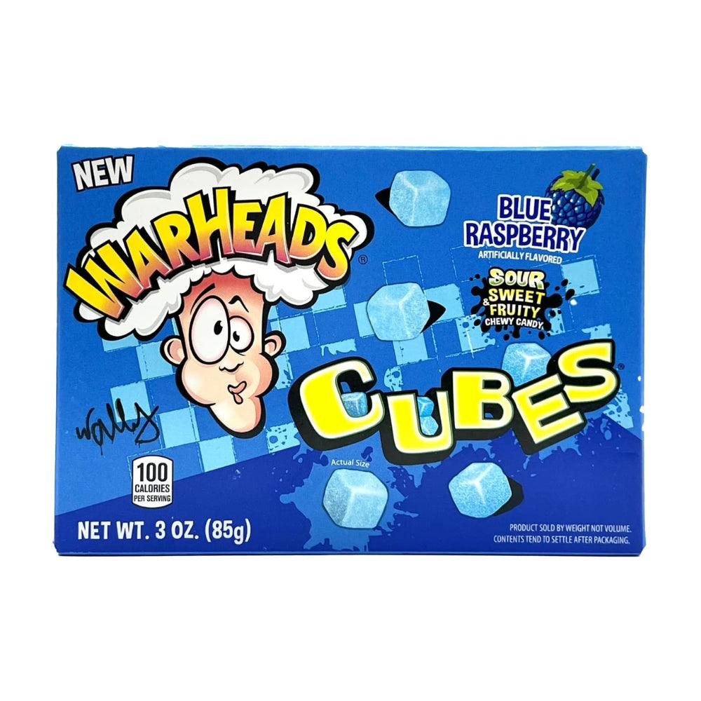 Warheads Blue Raspberry Cubes 85g - OhMyCandyBox