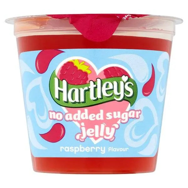 Hartley's Jelly No Added Sugar Raspberry 115g OhMyCandyBox