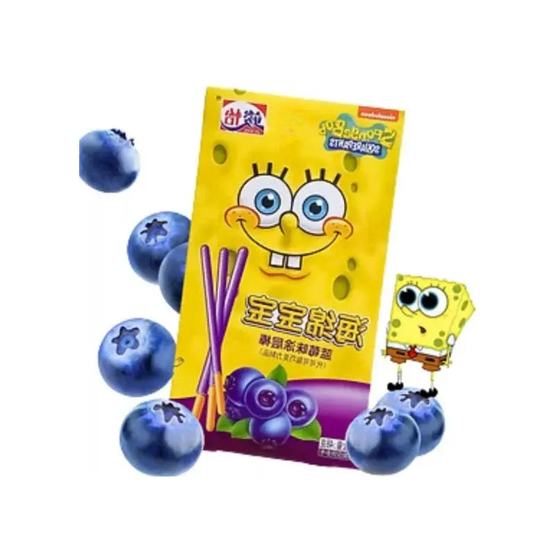 Junyi Blueberry Spongebob Squarepants 48g OhMyCandyBox
