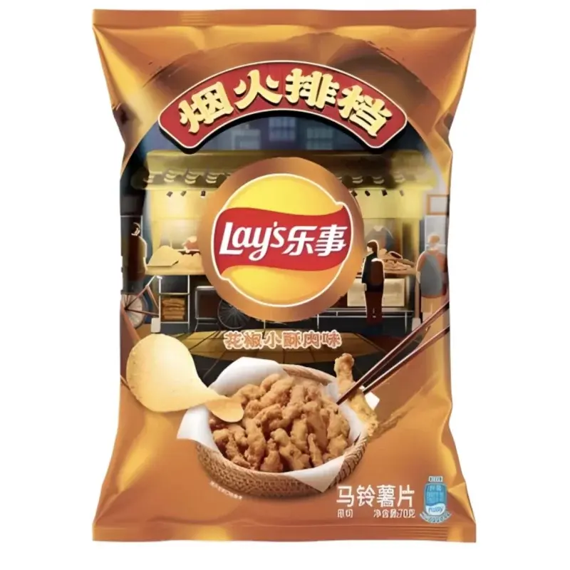 Lay's Sichuan Pepper & Small Crispy Meat 70g OhMyCandyBox