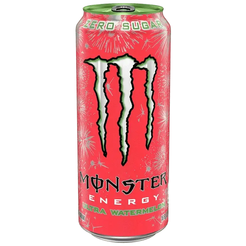 Limenka Monster Energy Ultra lubenica 473 ml, crvena, Zero Sugar