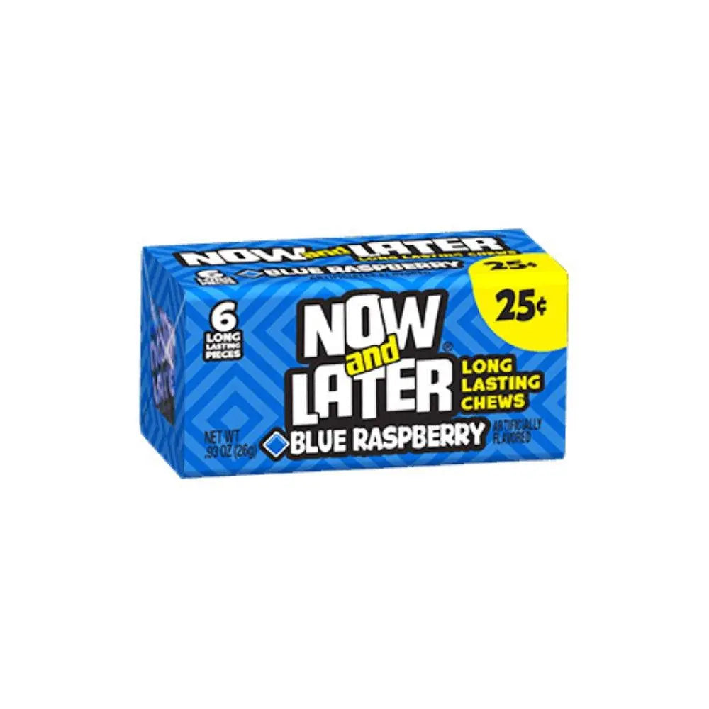 Now & Later Blue Raspberry 26g OhMyCandyBox