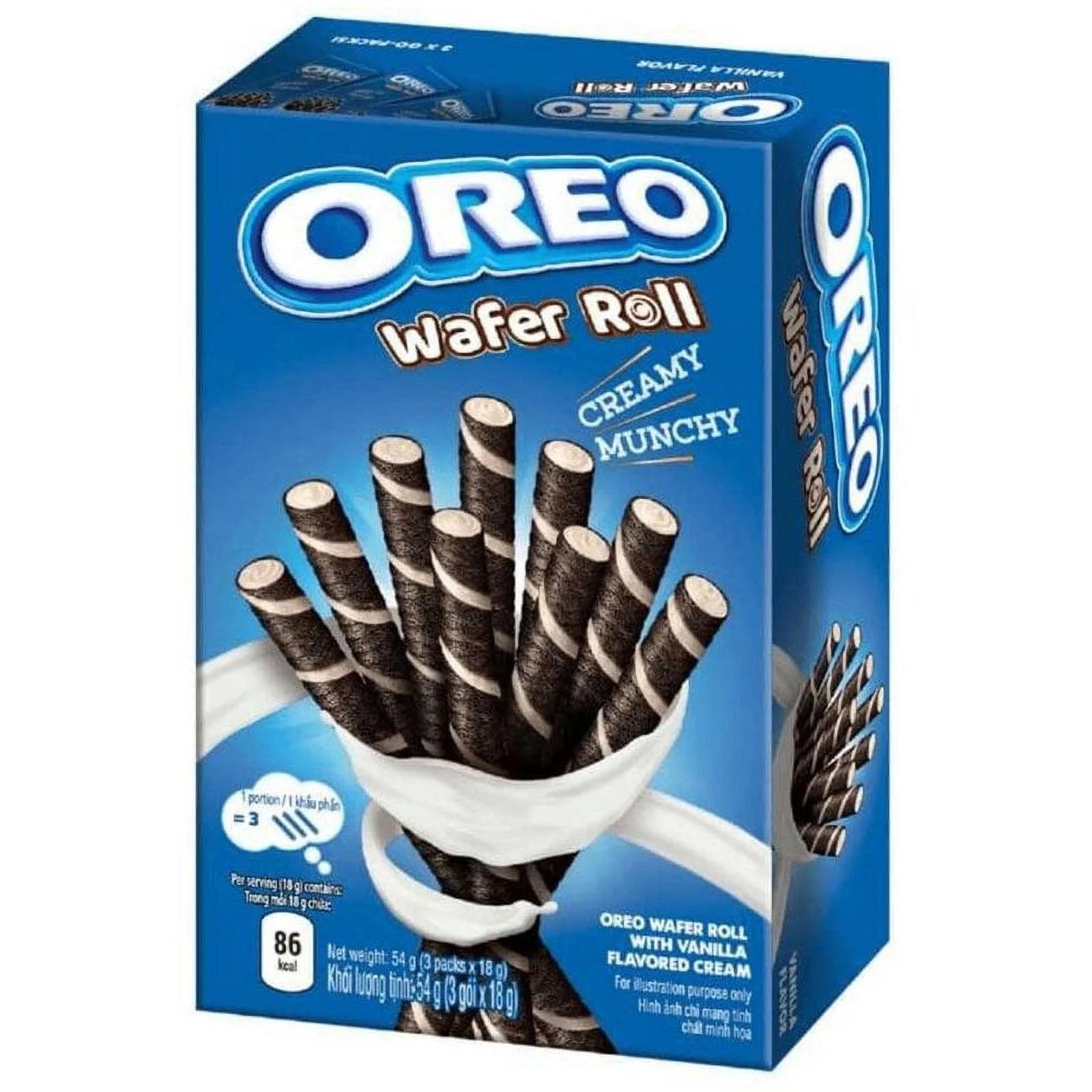 Oreo Wafer Roll Vanilla 54g (Oštećena ambalaža) - OhMyCandyBox