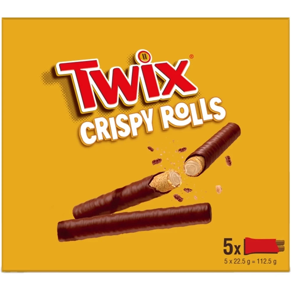 Twix Crispy Rolls 5 Pack 112g