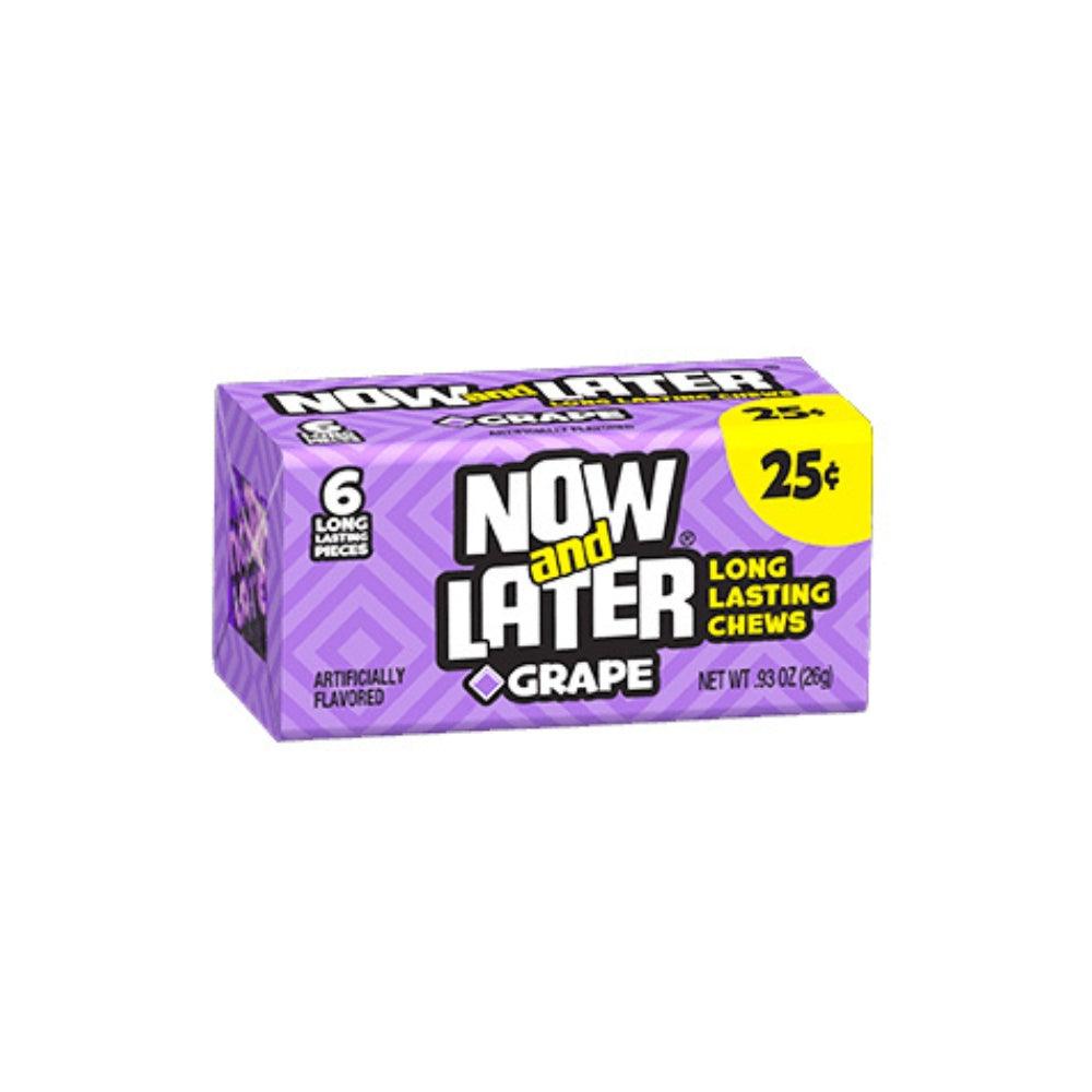 Now & Later Grape 26g - OhMyCandyBox