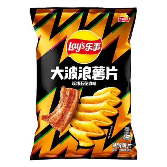 Lay's Deep Ridged Grilled Pork 70g