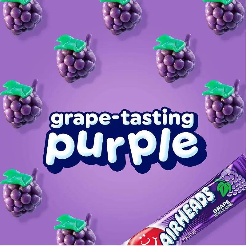 Airheads Grape 15.6g - Američki slatkiši - OhMyCandyBox Hrvatska