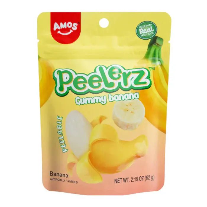 Amos Peelerz Gummy Banana 120g - OhMyCandyBox
