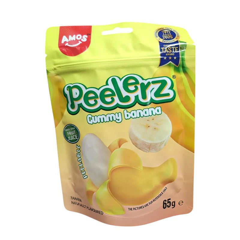 Amos Peelerz Gummy Banana 65g - OhMyCandyBox