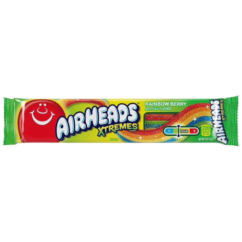 Airheads Xtremes Sour Belts Rainbow Berry 57g - Američki slatkiši - OhMyCandyBox Hrvatska