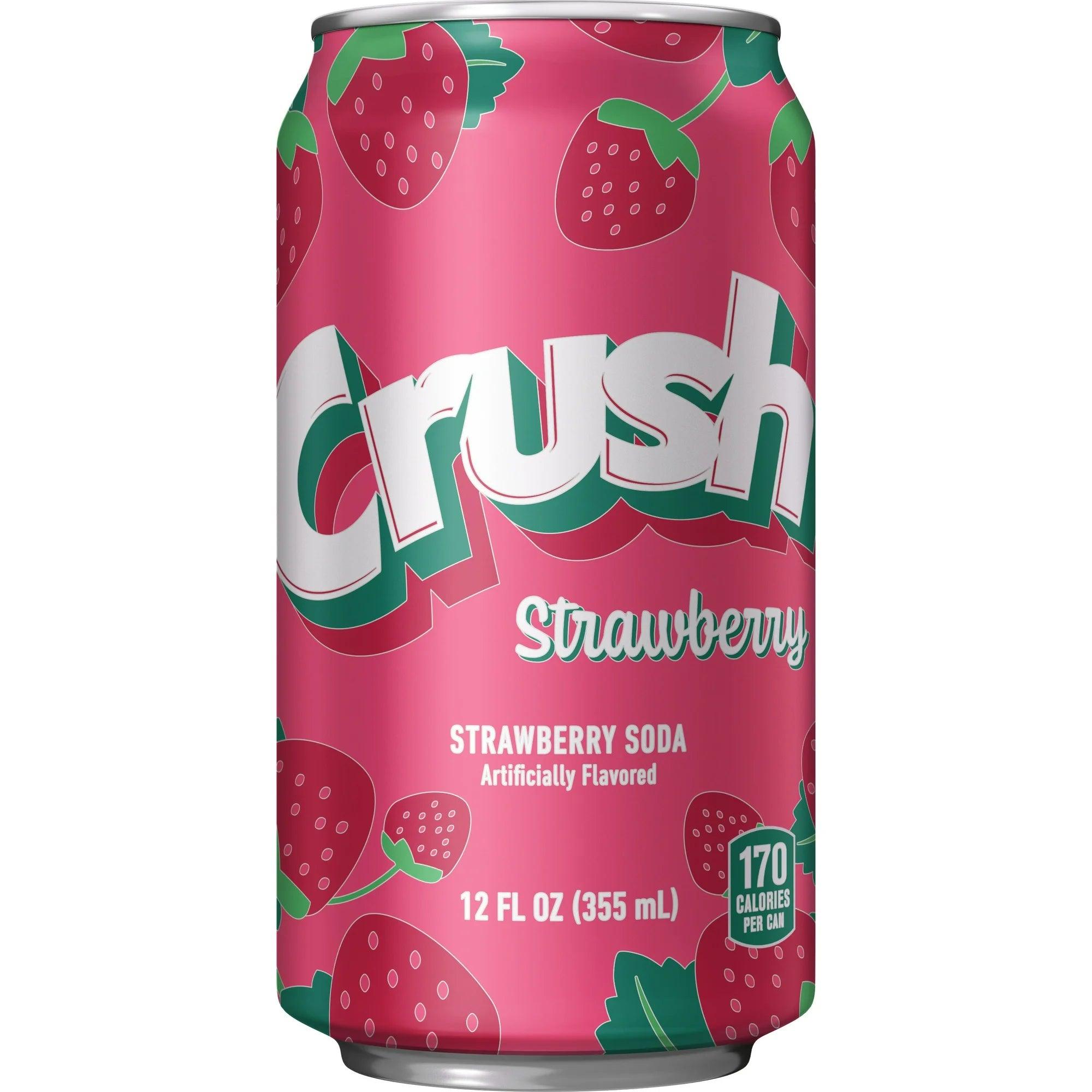 Crush Soda Strawberry 355ml - OhMyCandyBox