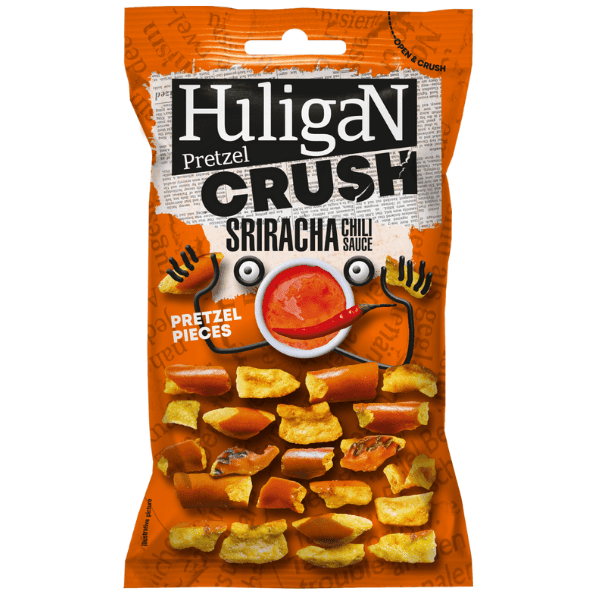 HuligaN Pretzel Crush Sriracha Chilli Sauce 65g - OhMyCandyBox