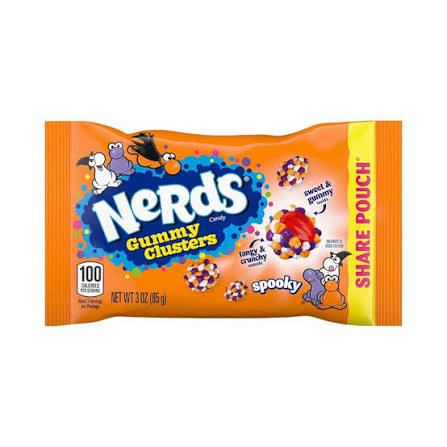Vrećica Nerds Gummy Clusters Spooky s gumastim slatkišima (85 g)