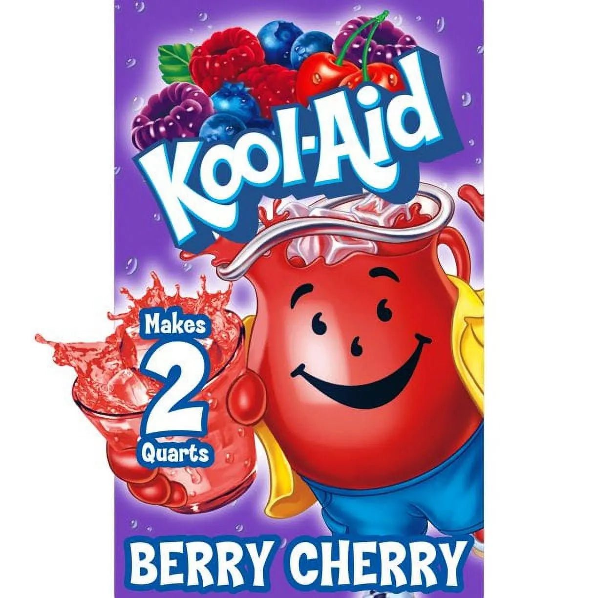 Kool - Aid Drink Mix Twists Blastin' Berry Cherry 5g - OhMyCandyBox