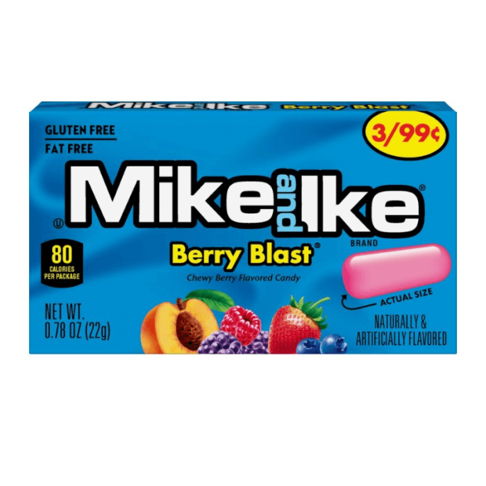 Mike and Ike Berry Blast 22g - OhMyCandyBox