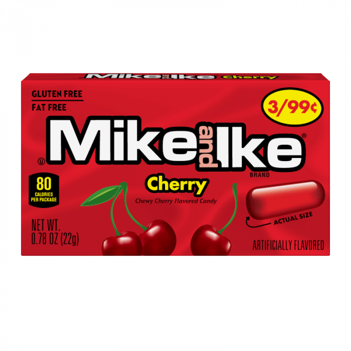 Mike and Ike Cherry Minis 22g - OhMyCandyBox