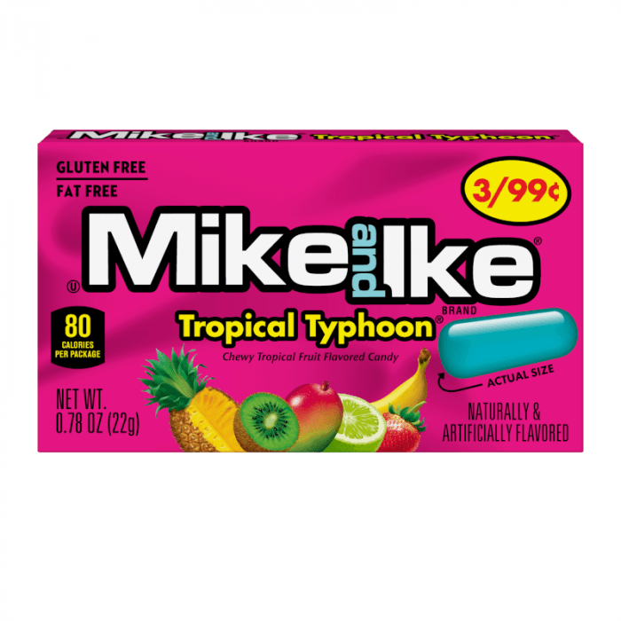 Mike and Ike Tropical Typhoon 22g - OhMyCandyBox