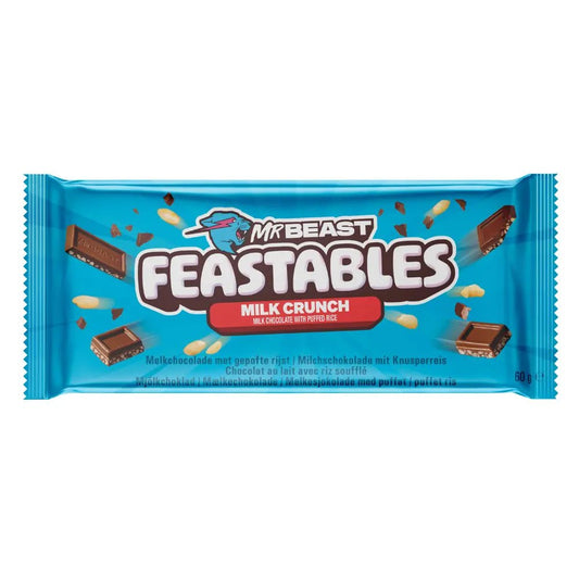MrBeast Feastables Milk Crunch 60g - OhMyCandyBox