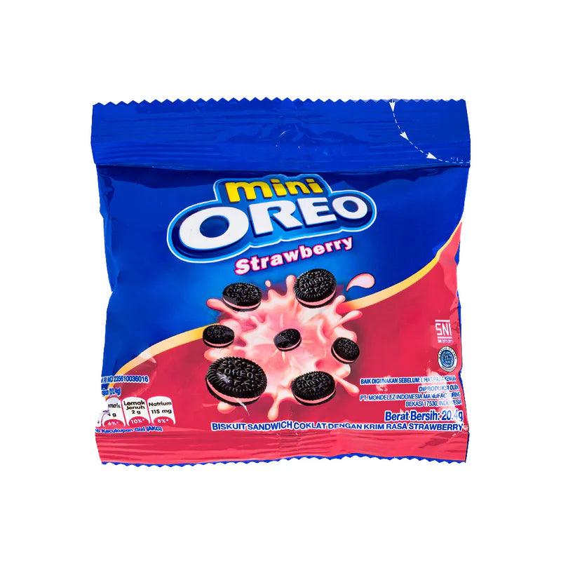 Oreo Mini Cookies Strawberry Bag 20g - OhMyCandyBox