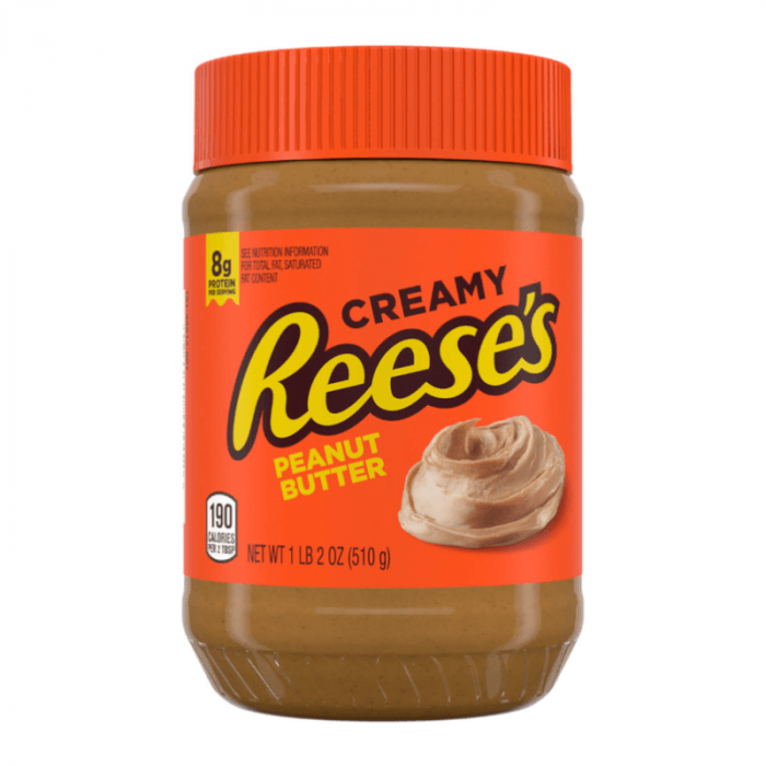 Reese's Creamy Peanut Butter Jar 510g - OhMyCandyBox