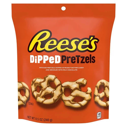 Reese's Dipped Pretzels 241 g pakiranje posoljenih pereca u čokoladnoj glazuri