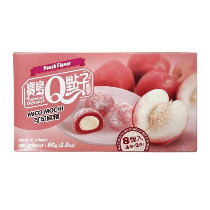 Q Brand Mochi Peach 80g - OhMyCandyBox