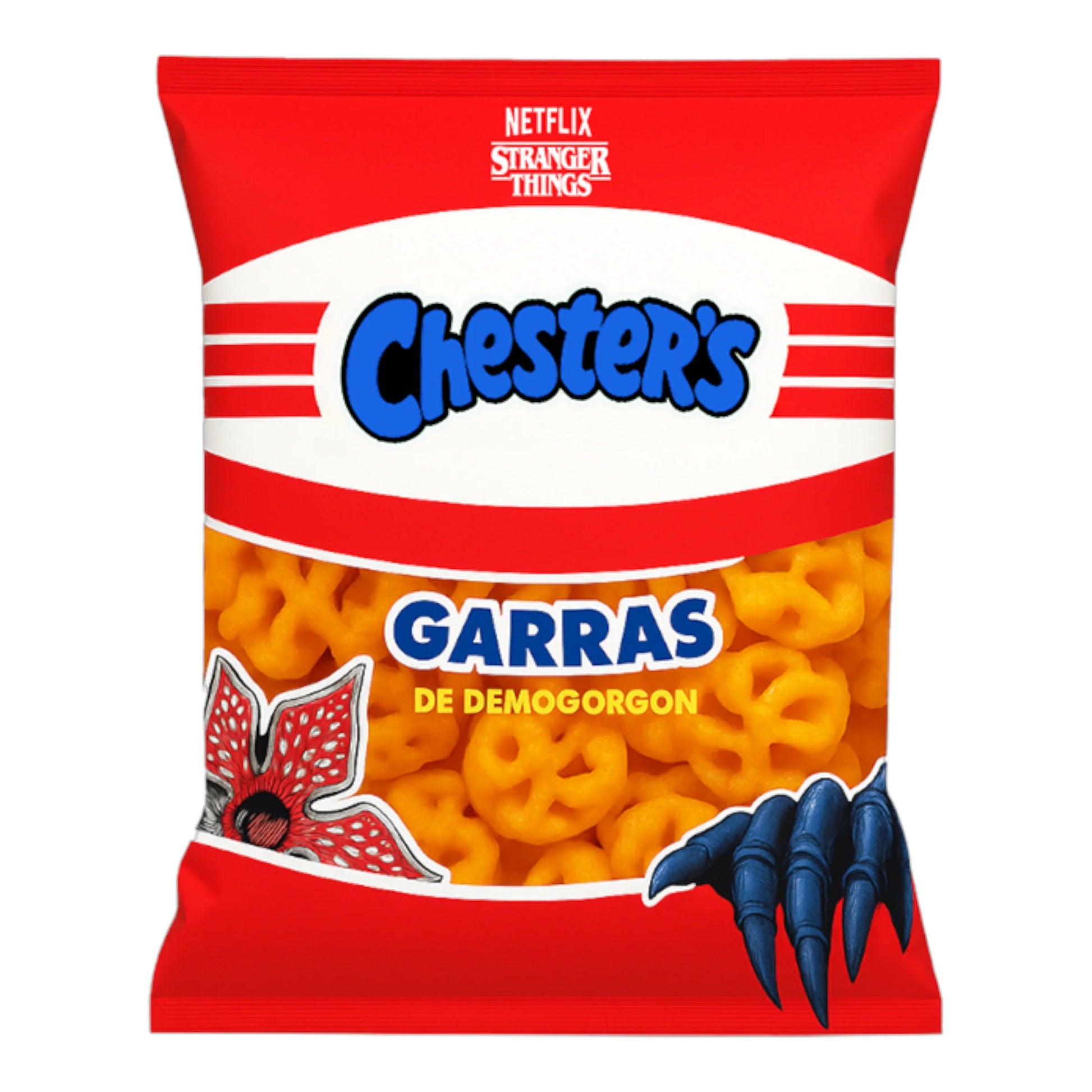 Snack Curly Garras de Demogorgon Stranger Things 75g - OhMyCandyBox