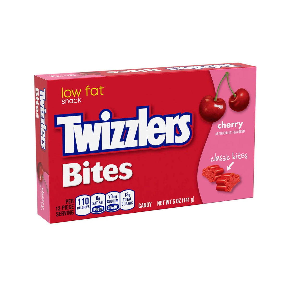 Twizzlers Bites grickalice s okusom trešnje, crvena kutija 142 g