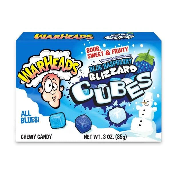 Warheads Blizzard Cubes Blue Raspberry 85g